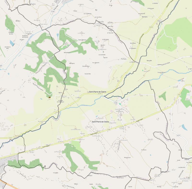 La commune de Saint-Pierre-de-Clairac